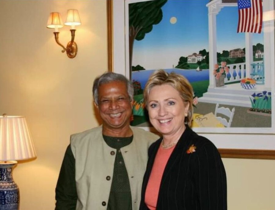 Hillary Clinton abused power to help Prof Yunus and oust Sheikh Hasina