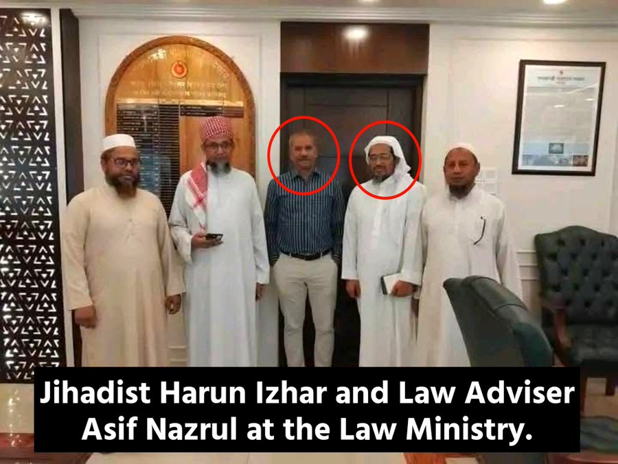 Jihadist leader Harun Izhar meets adviser Asif, wants more privilege