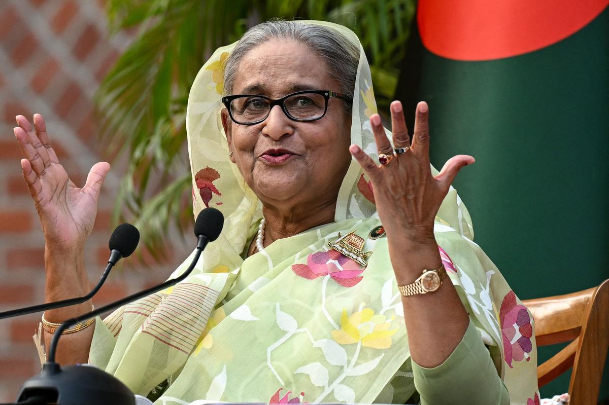 Sheikh Hasina slams Yunus for economic crisis, lies, mobocracy